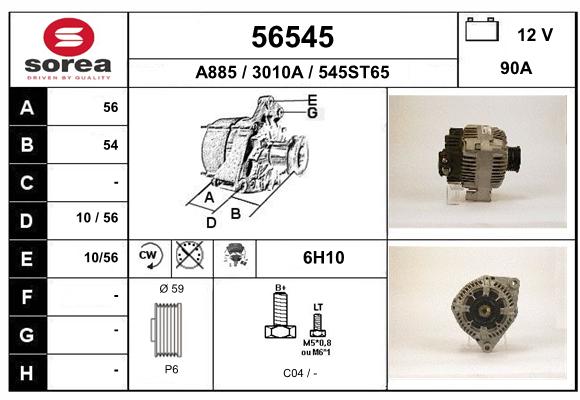 Alternateur SEEAC 3010A