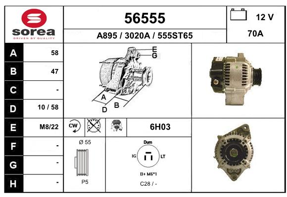 Alternateur SEEAC 3020A