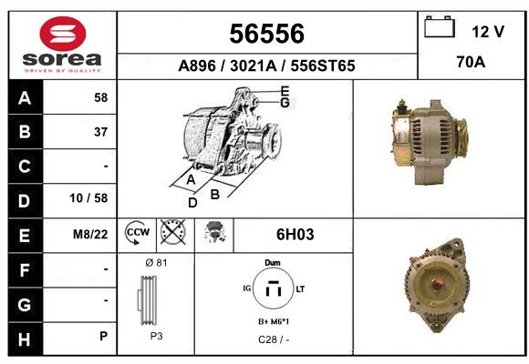 Alternateur SEEAC 3021A