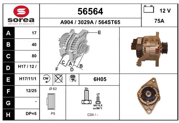 Alternateur SEEAC 3029A