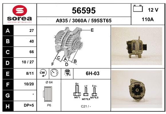 Alternateur SEEAC 3060A