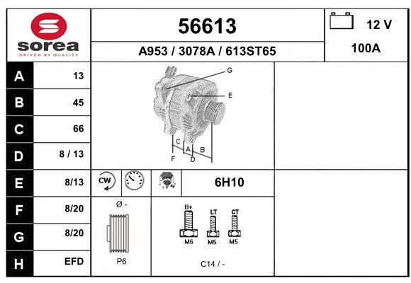 Alternateur SEEAC 3078A