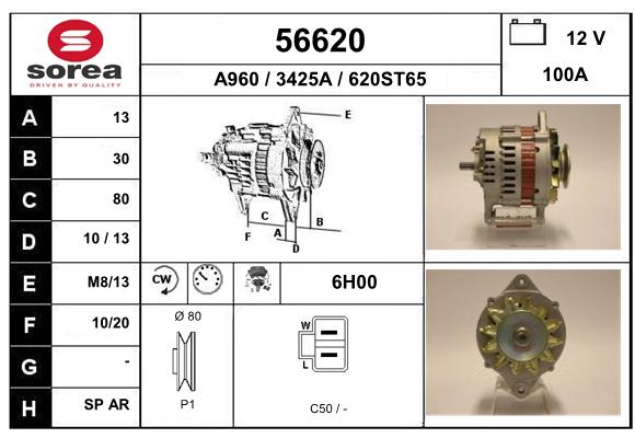 Alternateur SEEAC 3425A