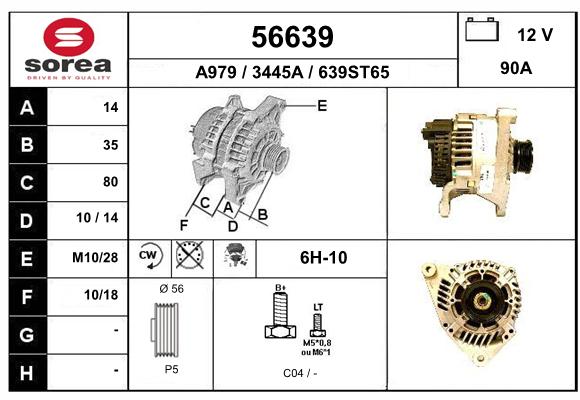 Alternateur SEEAC 3445A