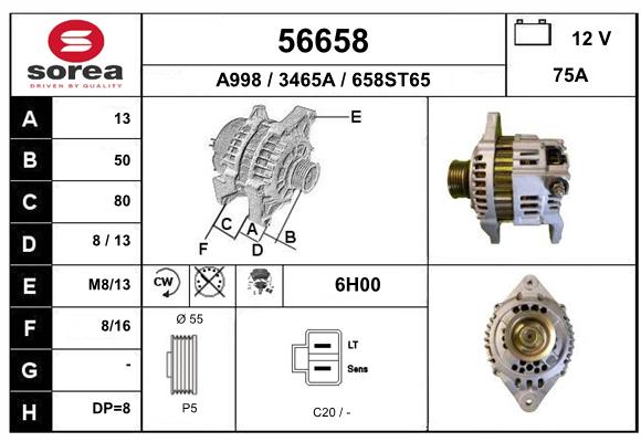 Alternateur SEEAC 3465A