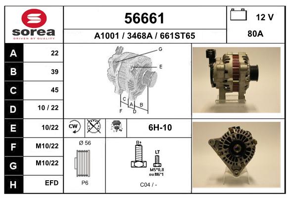 Alternateur SEEAC 3468A