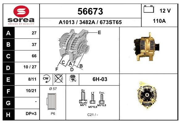 Alternateur SEEAC 3482A