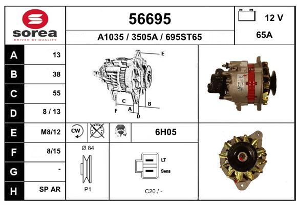 Alternateur SEEAC 3505A