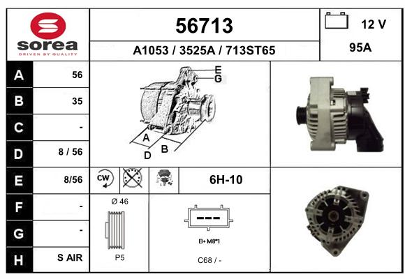 Alternateur SEEAC 3525A