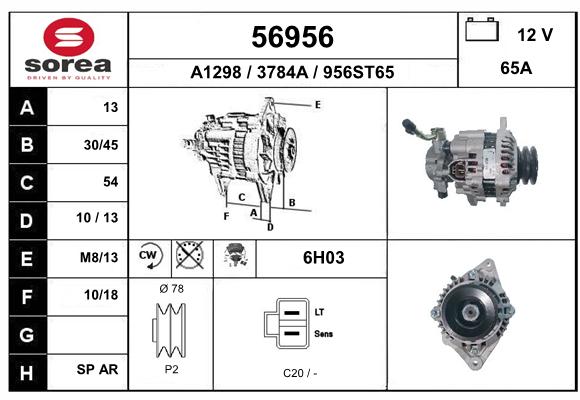 Alternateur SEEAC 3784A