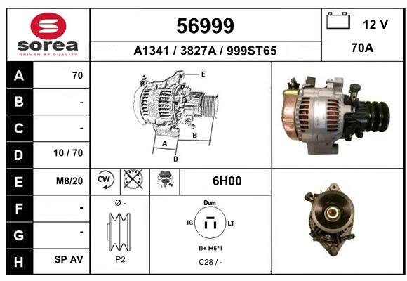 Alternateur SEEAC 3827A