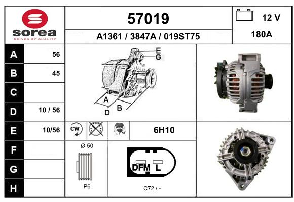 Alternateur SEEAC 3847A