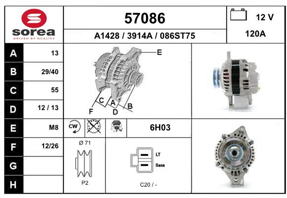 Alternateur SEEAC 3914A