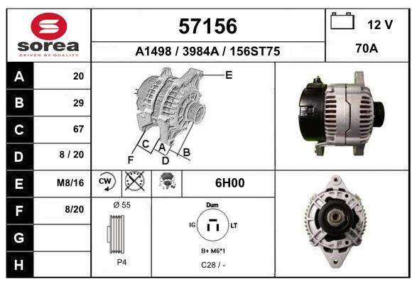 Alternateur SEEAC 3984A