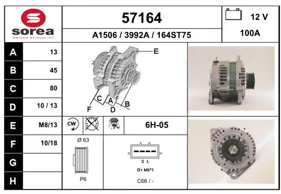 Alternateur SEEAC 3992A