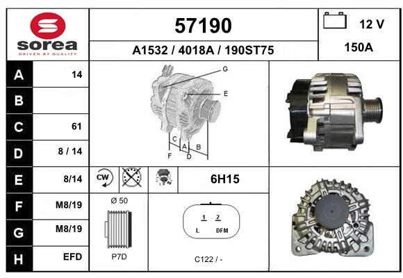 Alternateur SEEAC 4018A