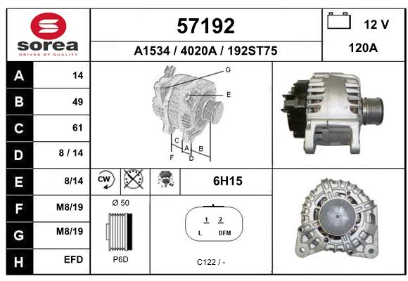 Alternateur SEEAC 4020A