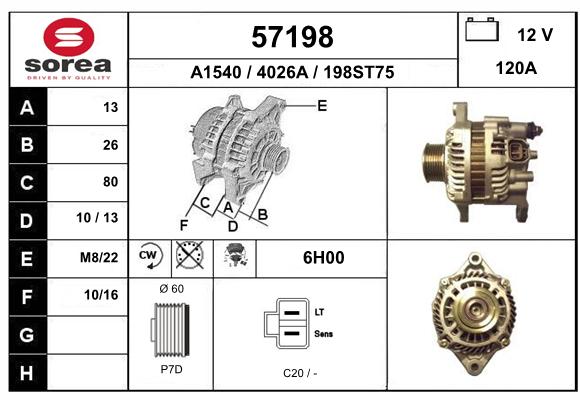 Alternateur SEEAC 4026A