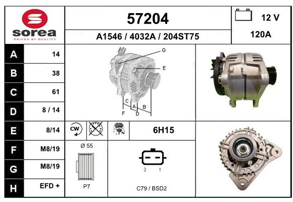 Alternateur SEEAC 4032A