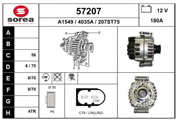 Alternateur SEEAC 4035A