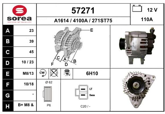 Alternateur SEEAC 4100A