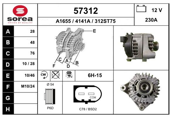 Alternateur SEEAC 4141A