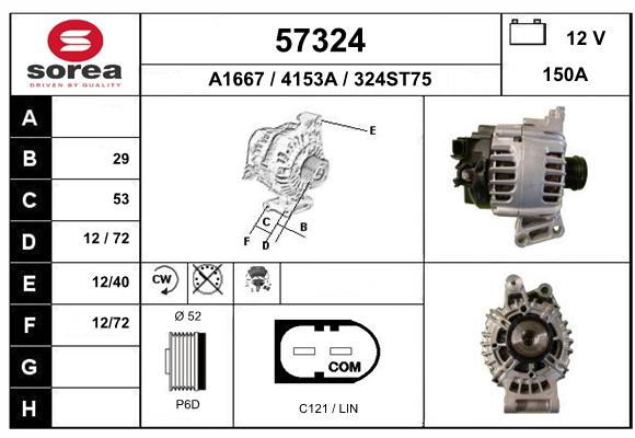 Alternateur SEEAC 4153A