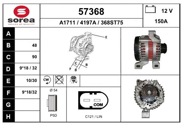 Alternateur SEEAC 4197A