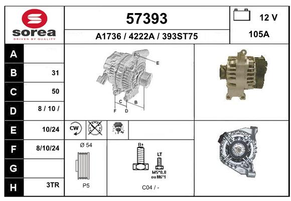 Alternateur SEEAC 4222A