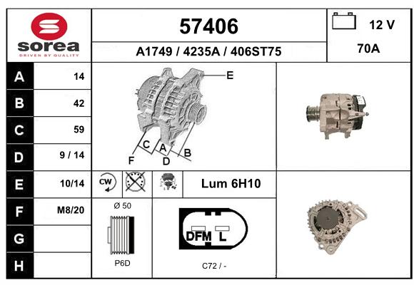 Alternateur SEEAC 4235A