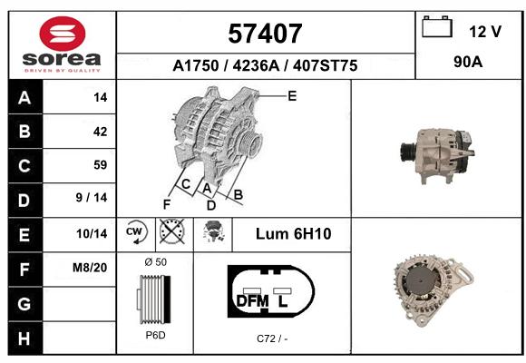 Alternateur SEEAC 4236A