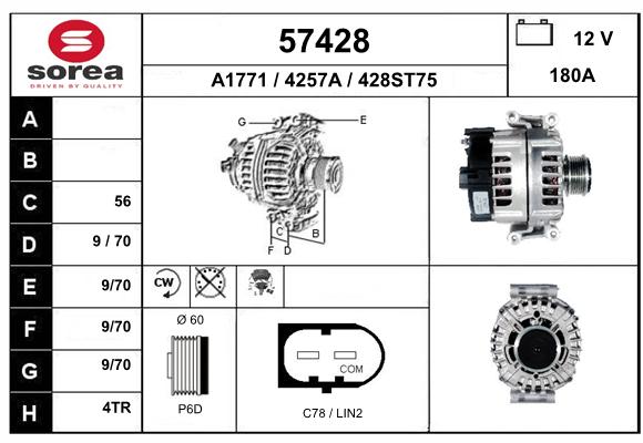 Alternateur SEEAC 4257A