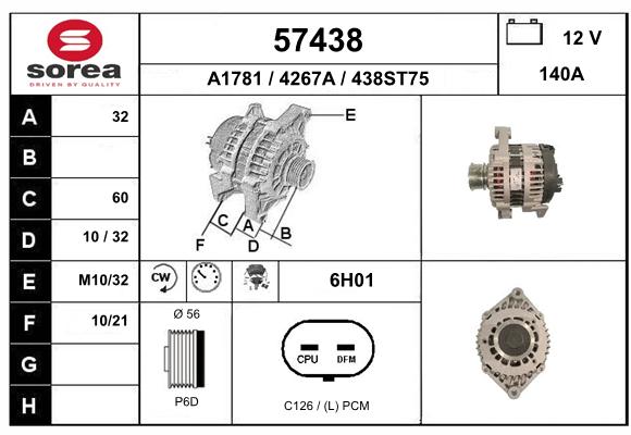 Alternateur SEEAC 4267A