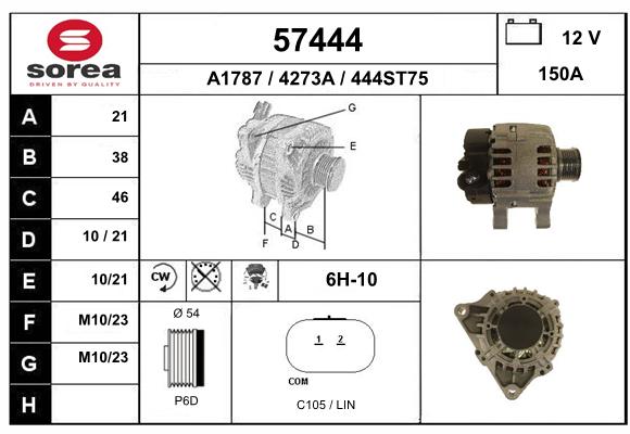 Alternateur SEEAC 4273A