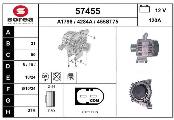 Alternateur SEEAC 4284A