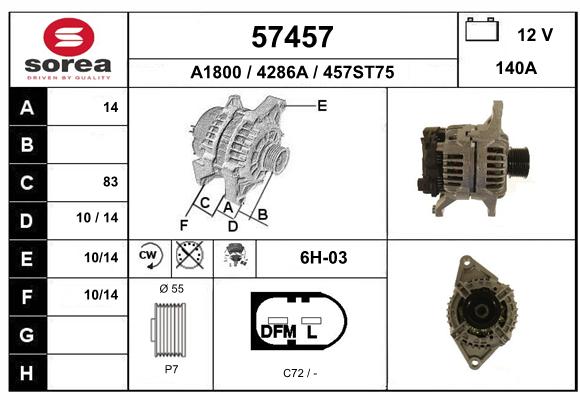 Alternateur SEEAC 4286A