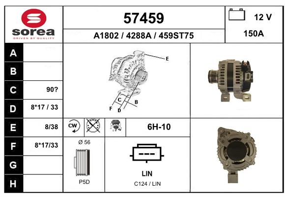 Alternateur SEEAC 4288A