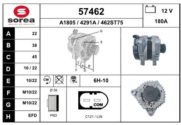 Alternateur SEEAC 4291A