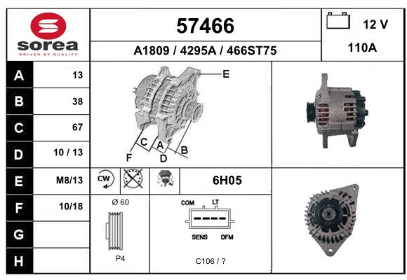 Alternateur SEEAC 4295A