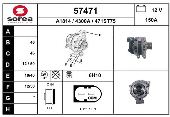 Alternateur SEEAC 4300A