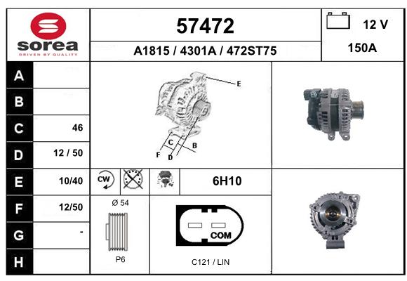 Alternateur SEEAC 4301A