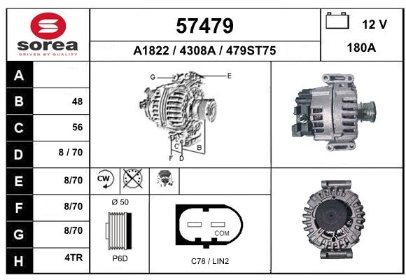 Alternateur SEEAC 4308A