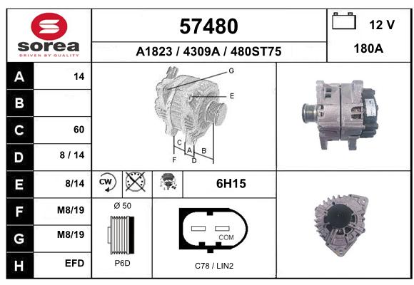 Alternateur SEEAC 4309A