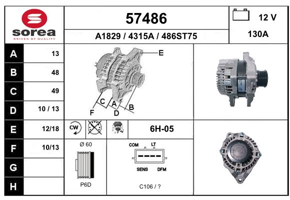 Alternateur SEEAC 4315A