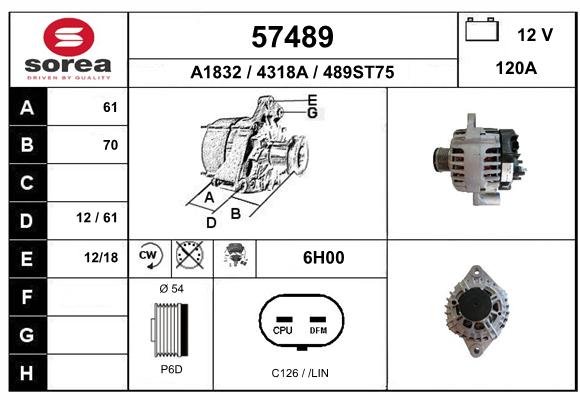 Alternateur SEEAC 4318A