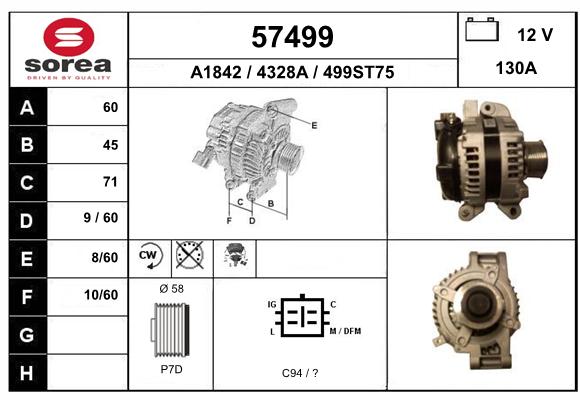 Alternateur SEEAC 4328A