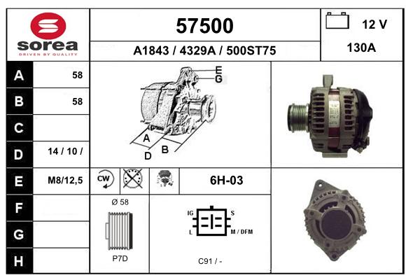 Alternateur SEEAC 4329A