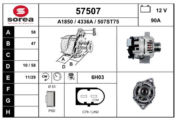 Alternateur SEEAC 4336A