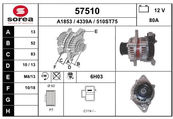 Alternateur SEEAC 4339A