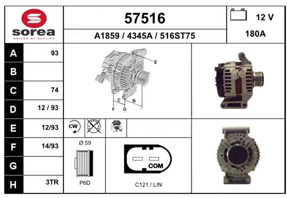 Alternateur SEEAC 4345A